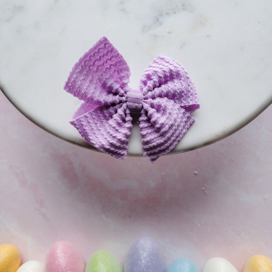 Lavender Butterfly Bow