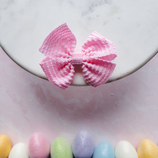 Baby Pink Butterfly Bow