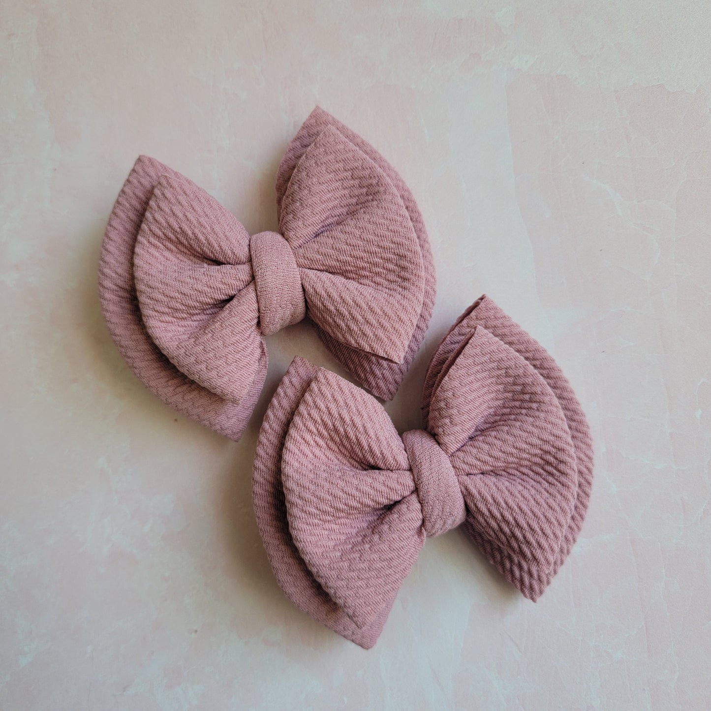 Mauve Double Piggies