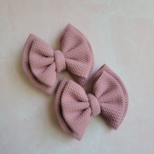 Mauve Double Piggies