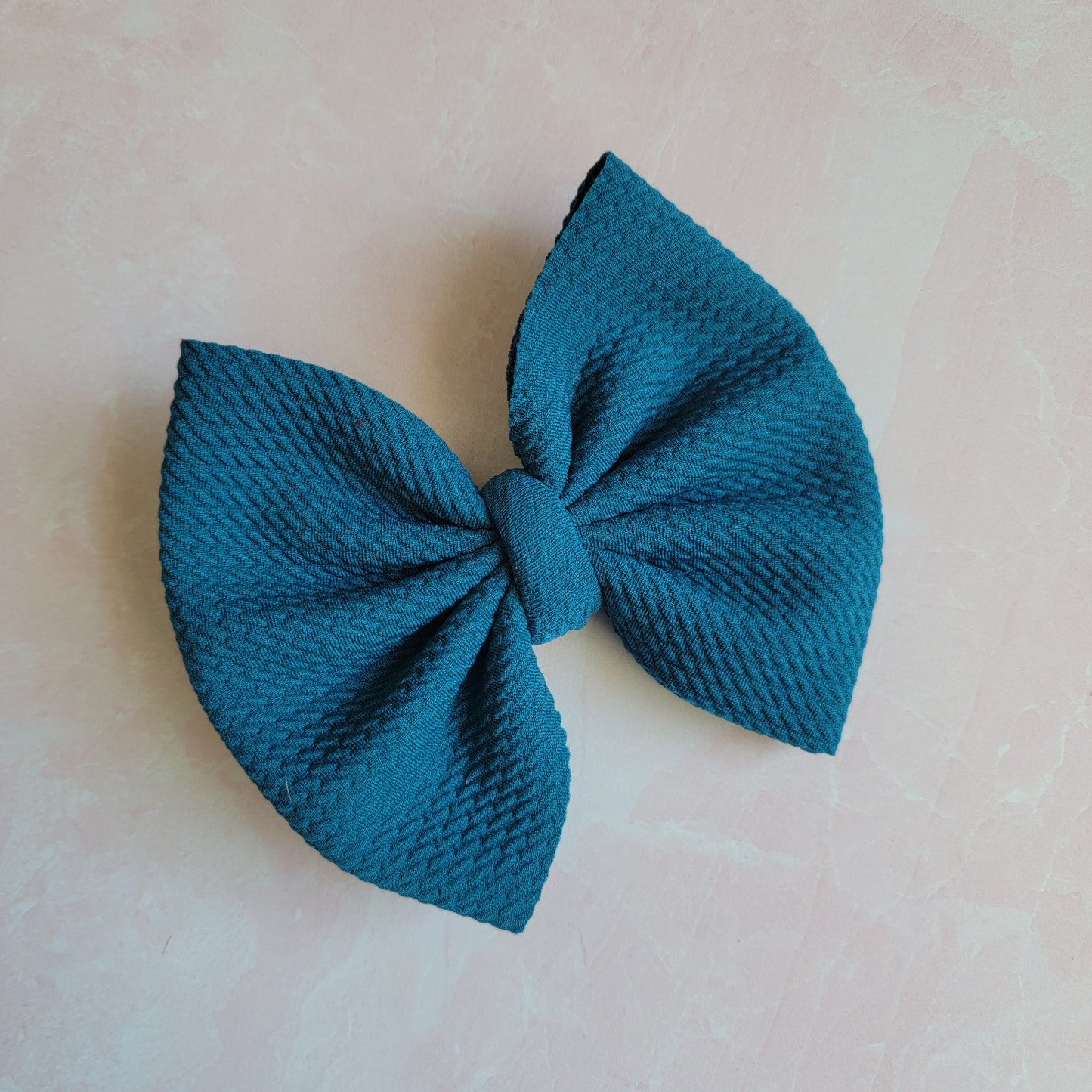 Teal Classic Bow