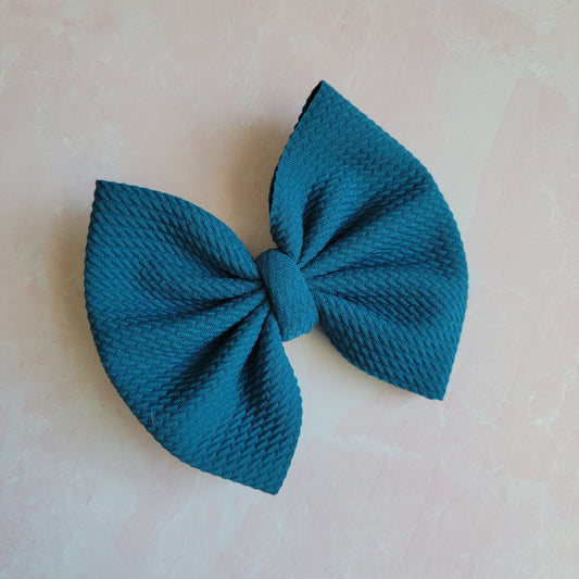 Teal Classic Bow