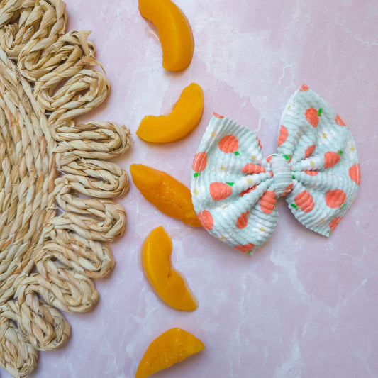 Peachy Paradise Classic Bow