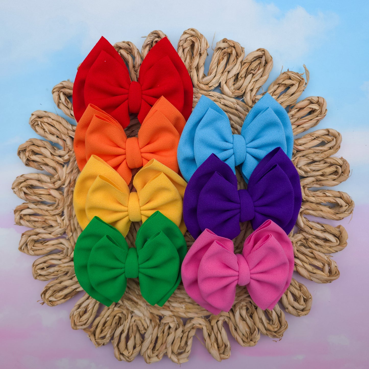 Rainbow Bundle Double Bow