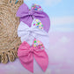 Flower Sequin Fable Bow