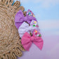 Flower Sequin Fable Bow