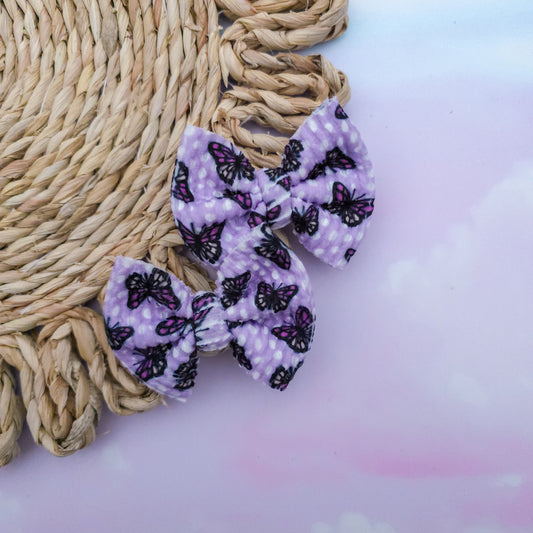 Purple Butterflies Piggies