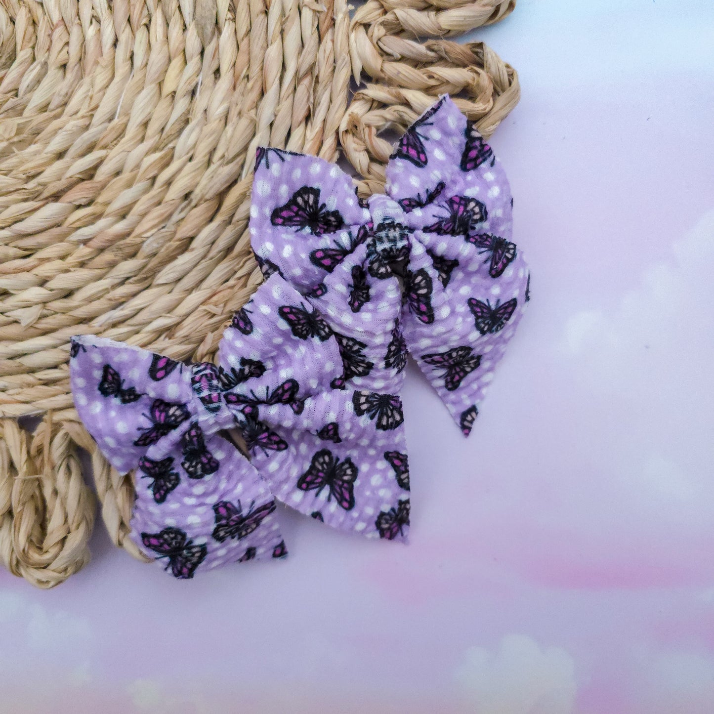 Purple Butterflies Sailor Piggies