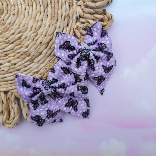 Purple Butterflies Sailor Piggies