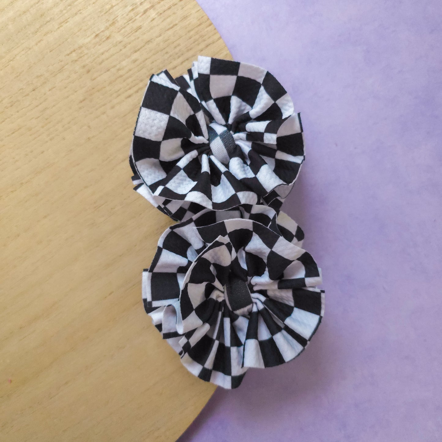 Checkered Ruffle Piggies