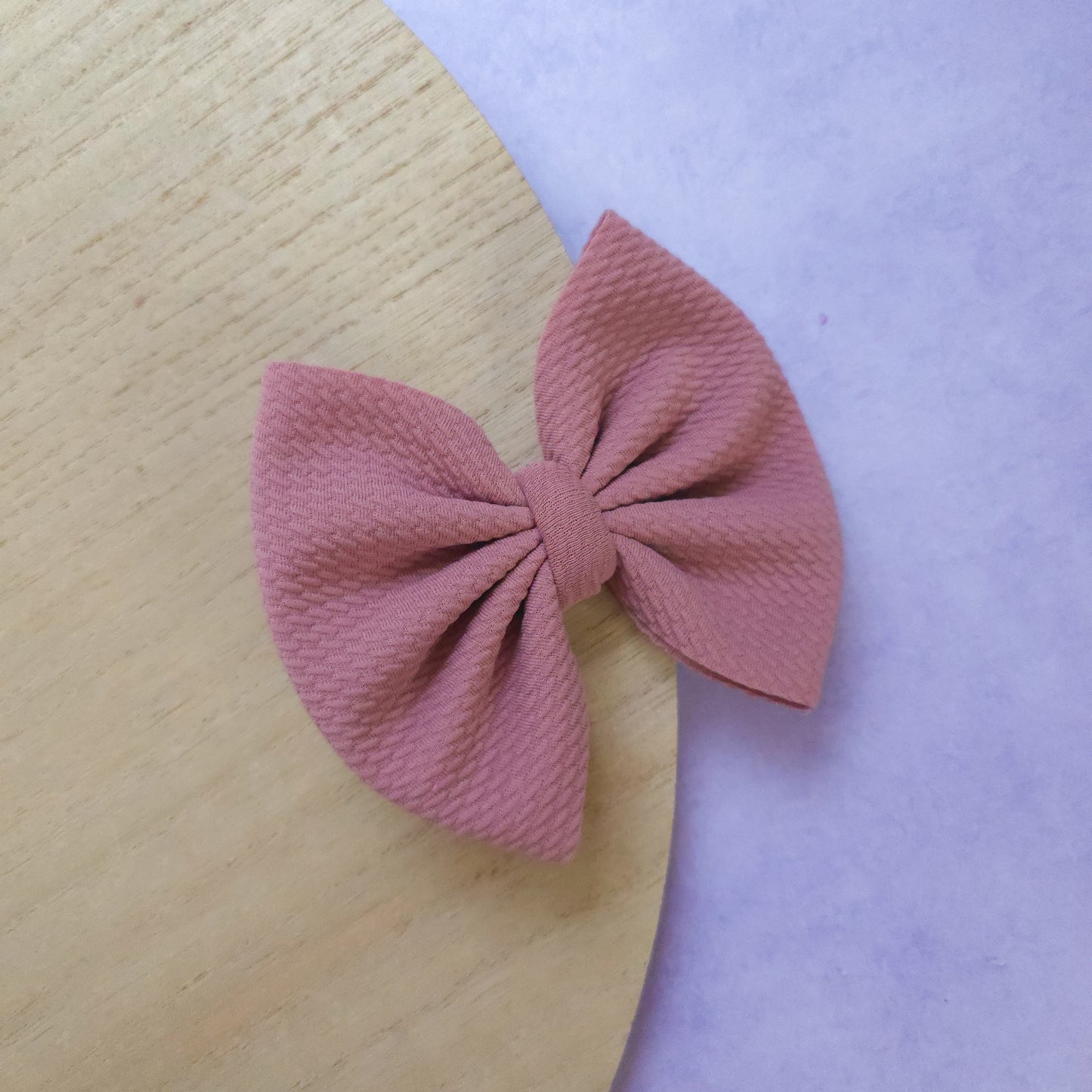 Dusty Rose Classic Bow