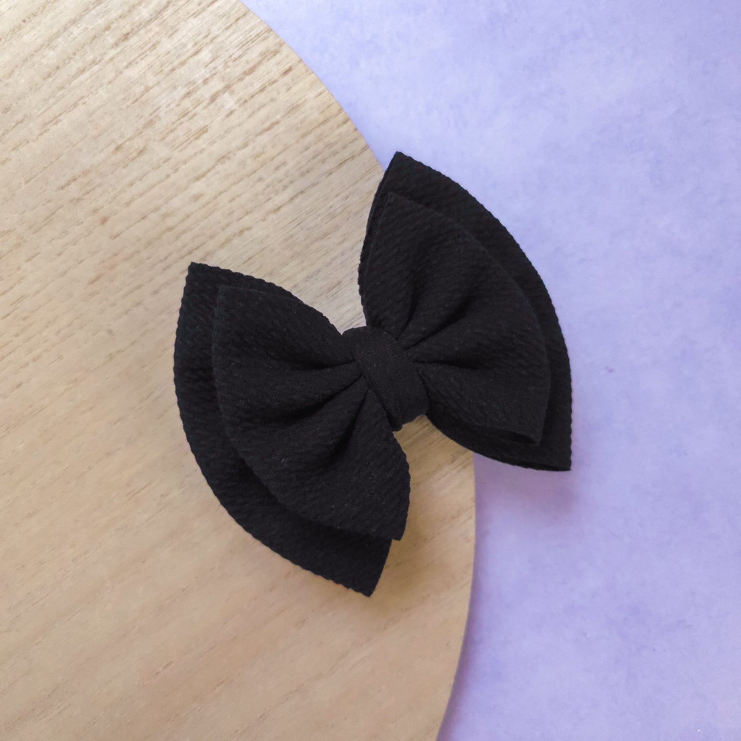 Black Double Bow