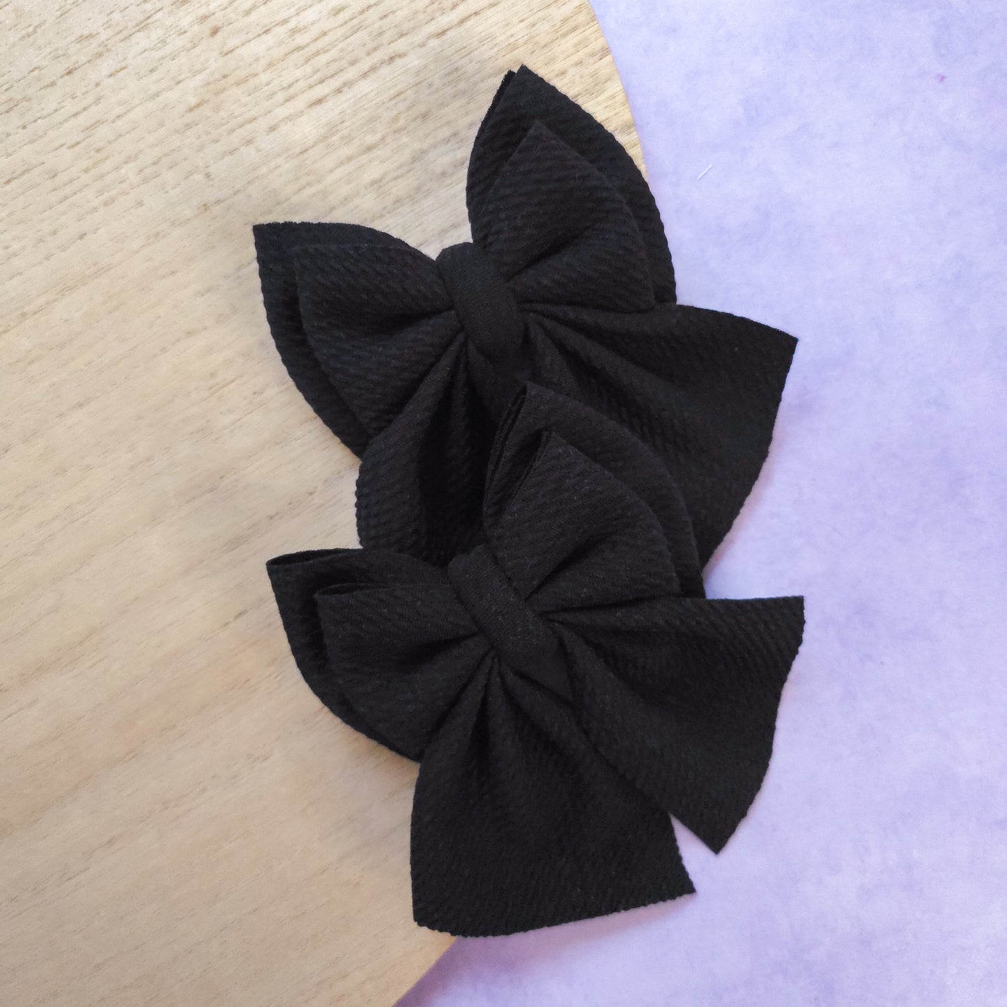 Black Double Sailor Piggies