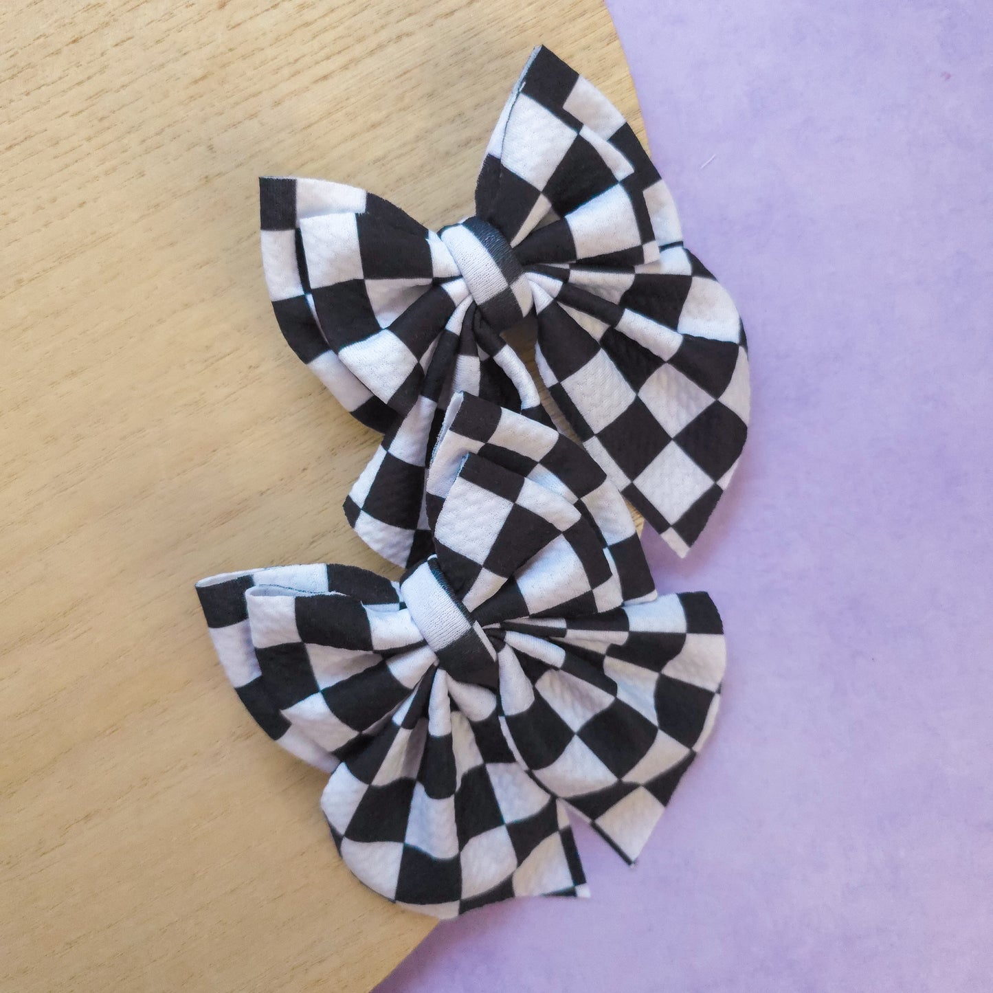 Checkered Double Sailor Piggies