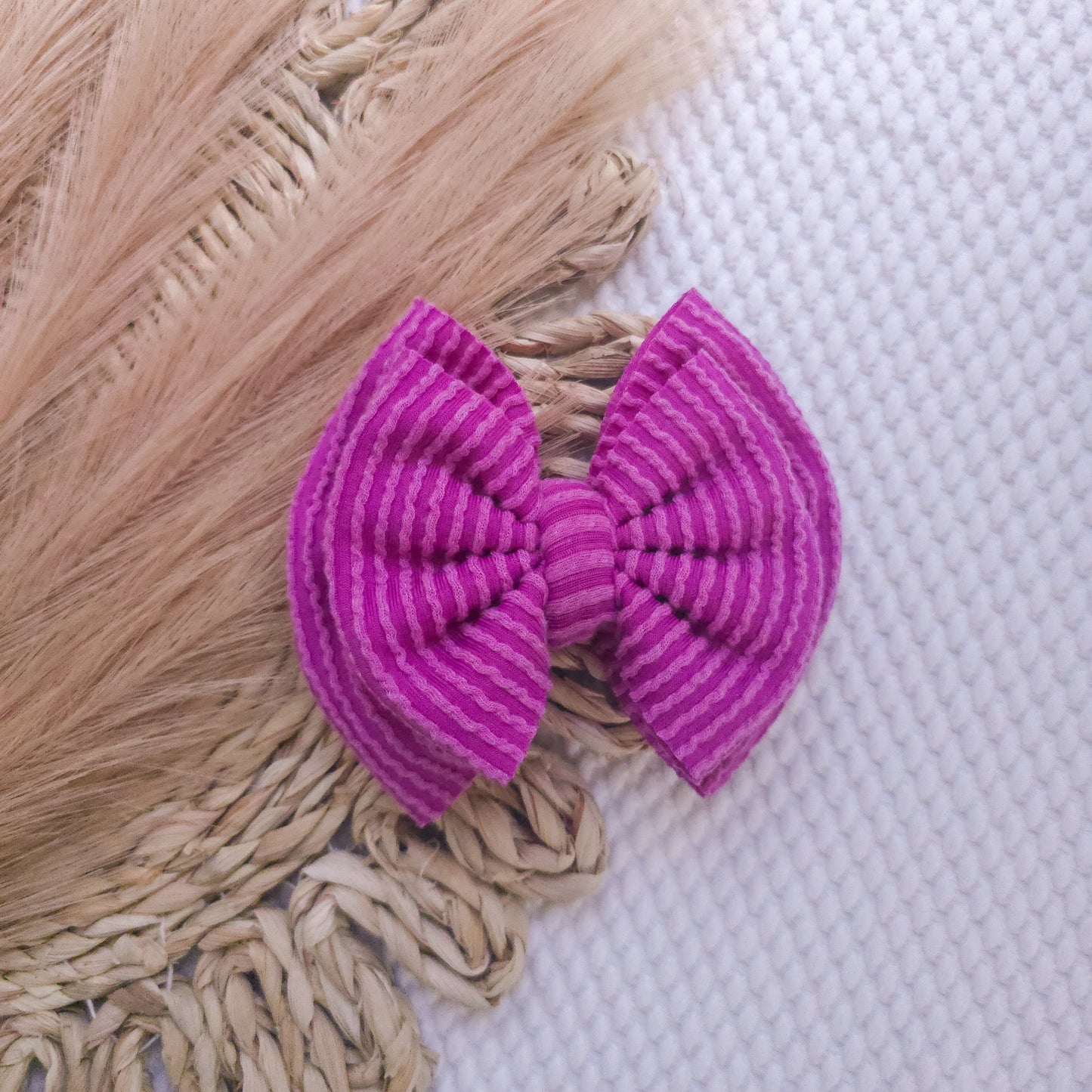 Magenta Double Bow