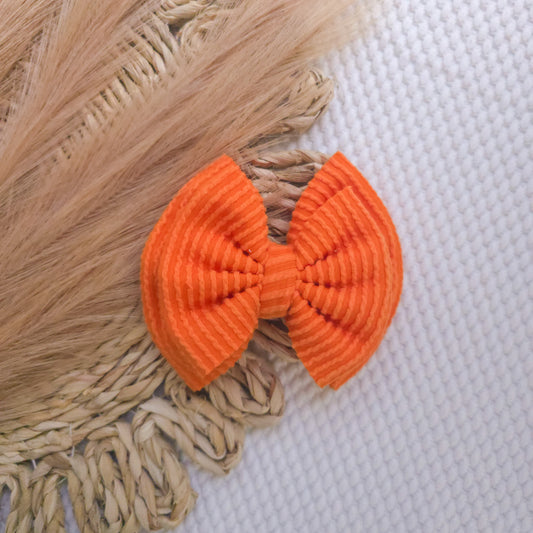Tangerine Double Bow