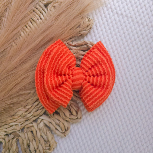 Orange Double Bow