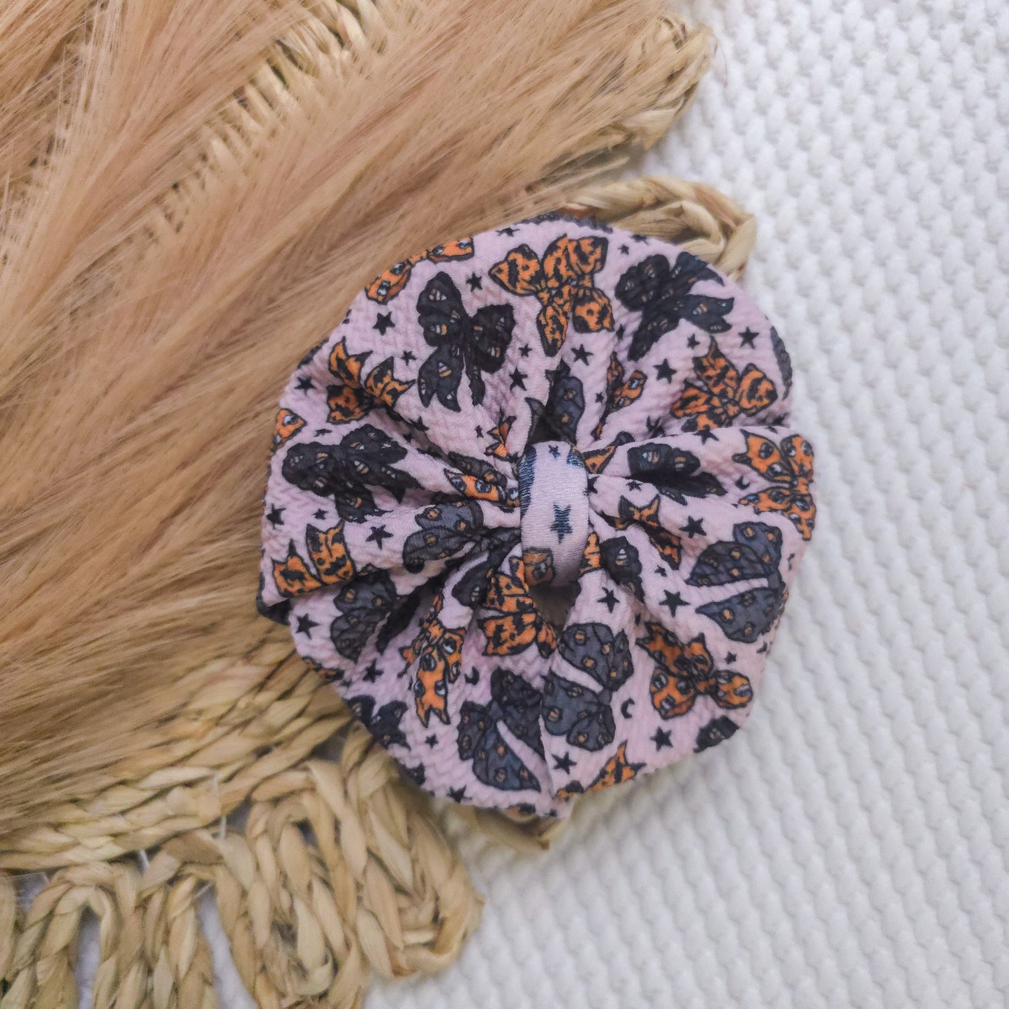 Halloween Bows Messy Bow
