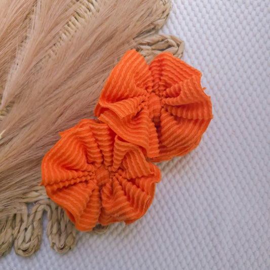 Tangerine Ruffle Piggies