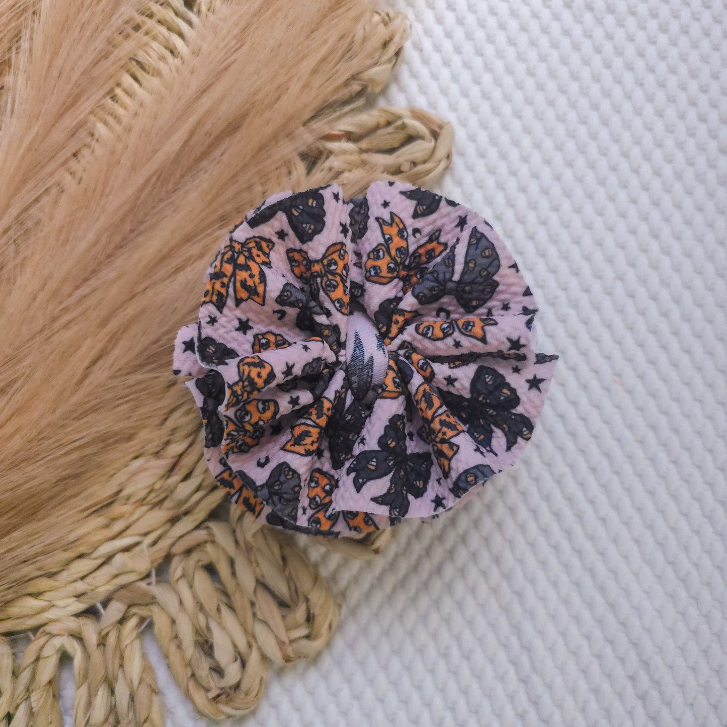 Halloween Bows Ruffle Bow