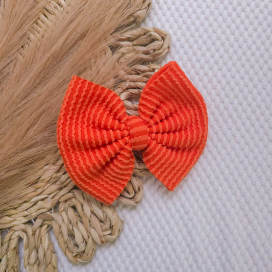 Orange Classic Bow