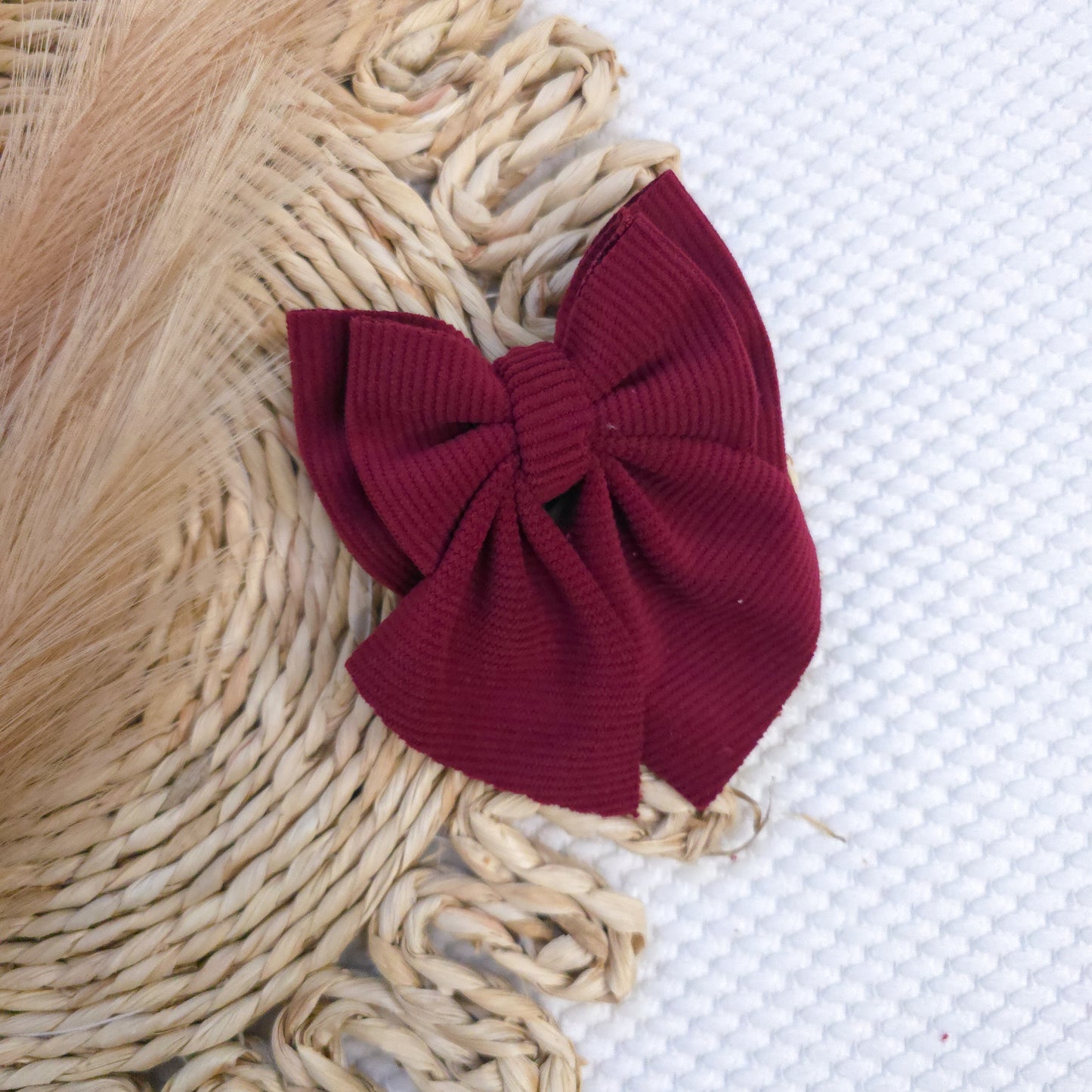 Burgundy Corduroy Double Sailor