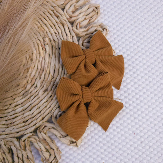 Mustard Corduroy Sailor Piggies