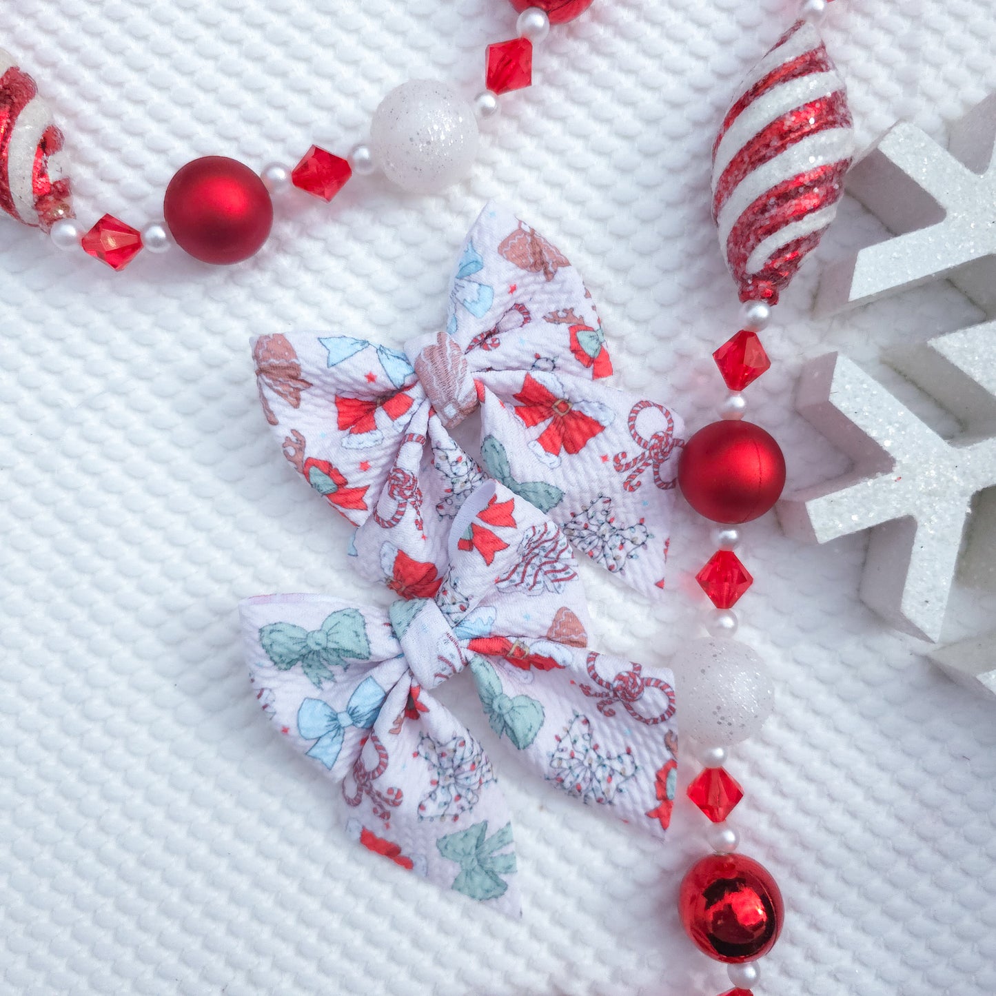 Christmas Character Bows Sailor Piggies