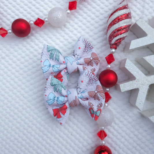 Christmas Character Bows Piggies