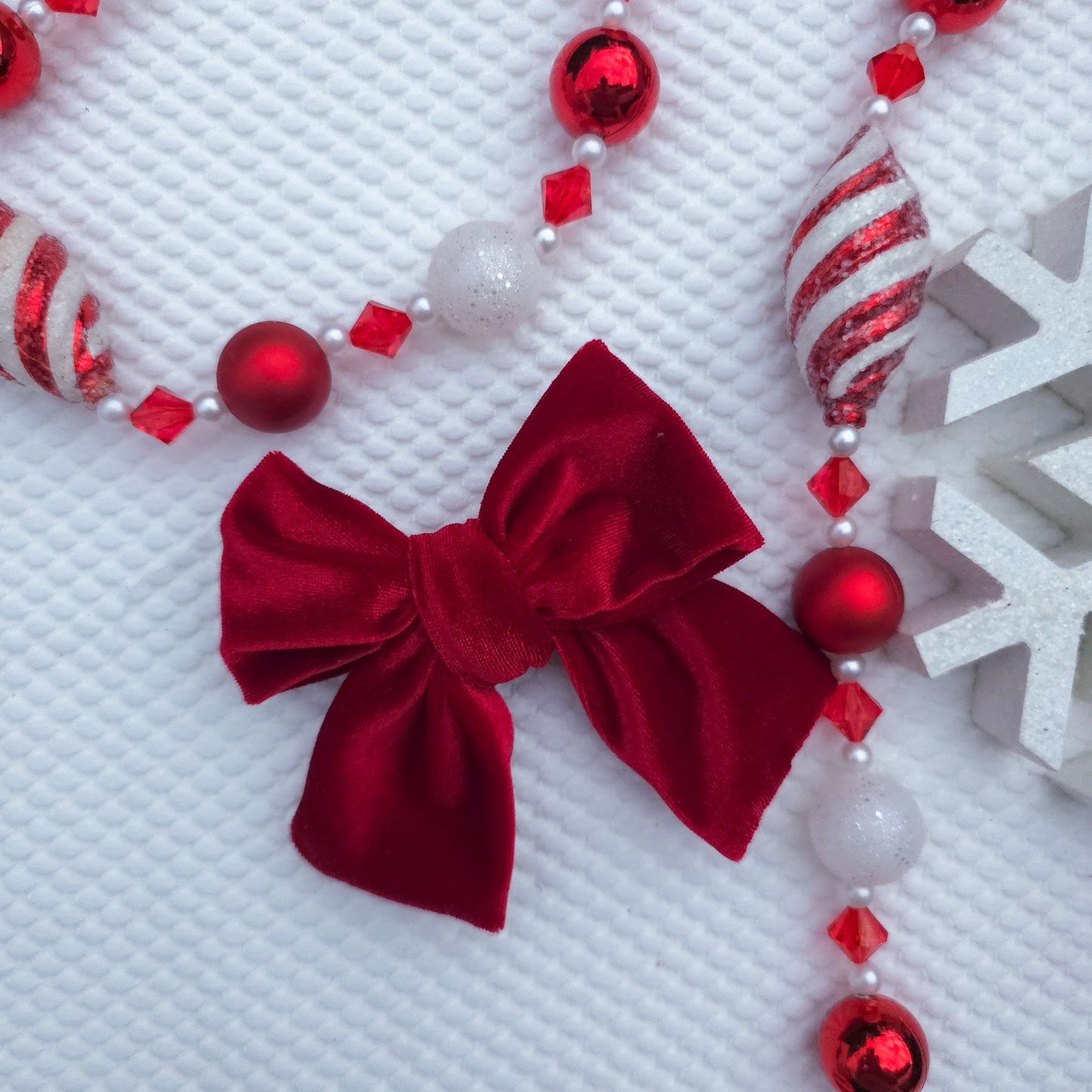 Red Velvet Oversize Pinwheel Bow