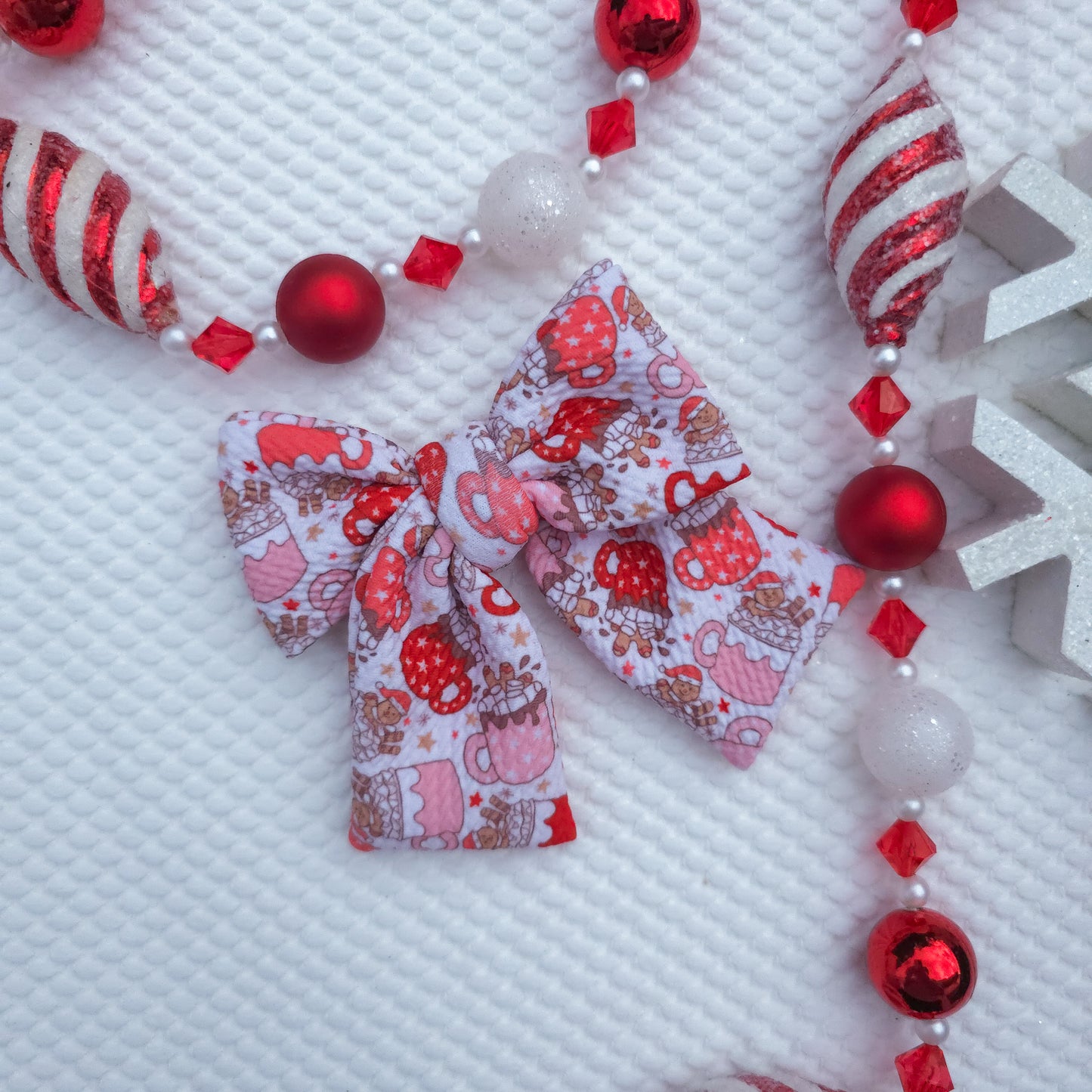 Hot Chocolate Oversize Pinwheel Bow