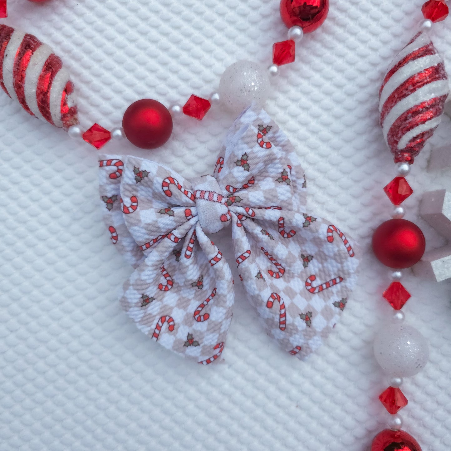 Checkered Candy Cane Double Sailor