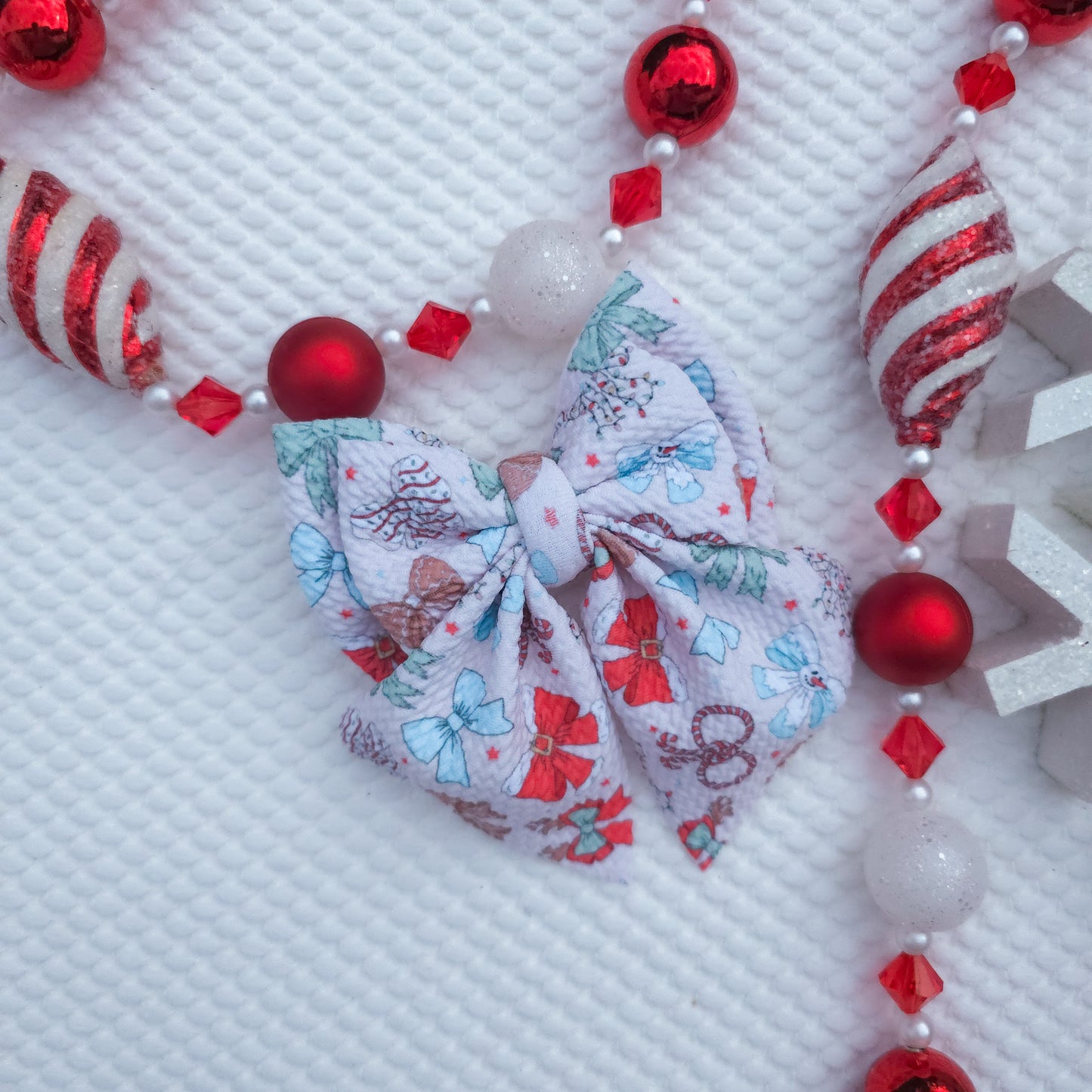 Christmas Character Bows Double Sailor