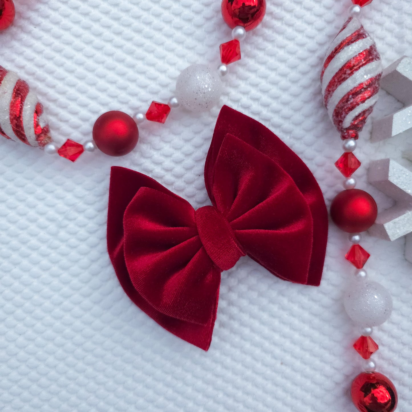 Red Velvet Double Bow