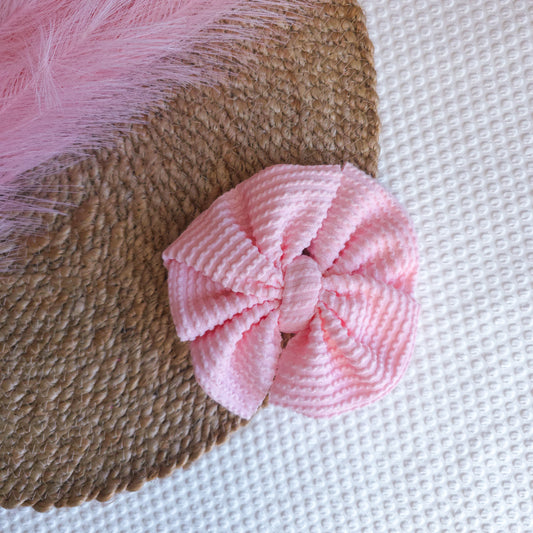 Light Pink Messy Bow