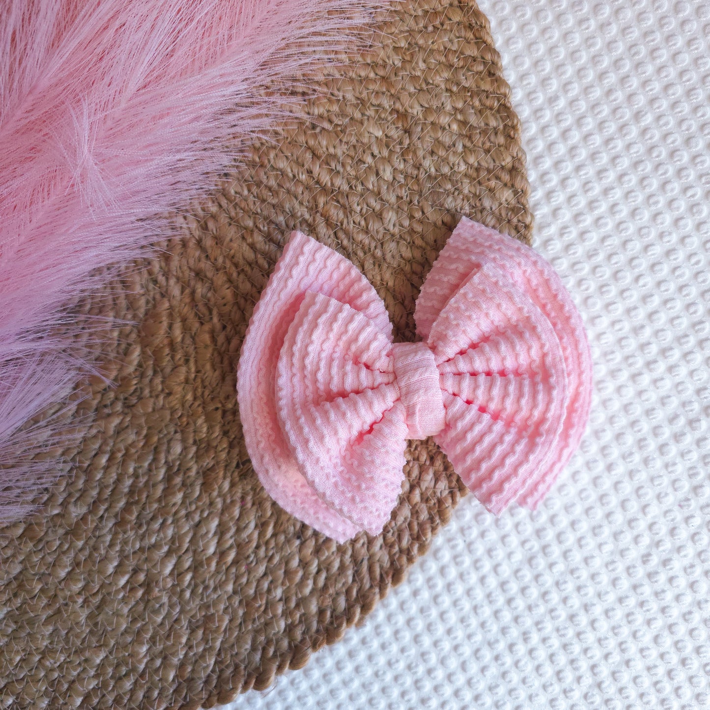 Light Pink Double Bow