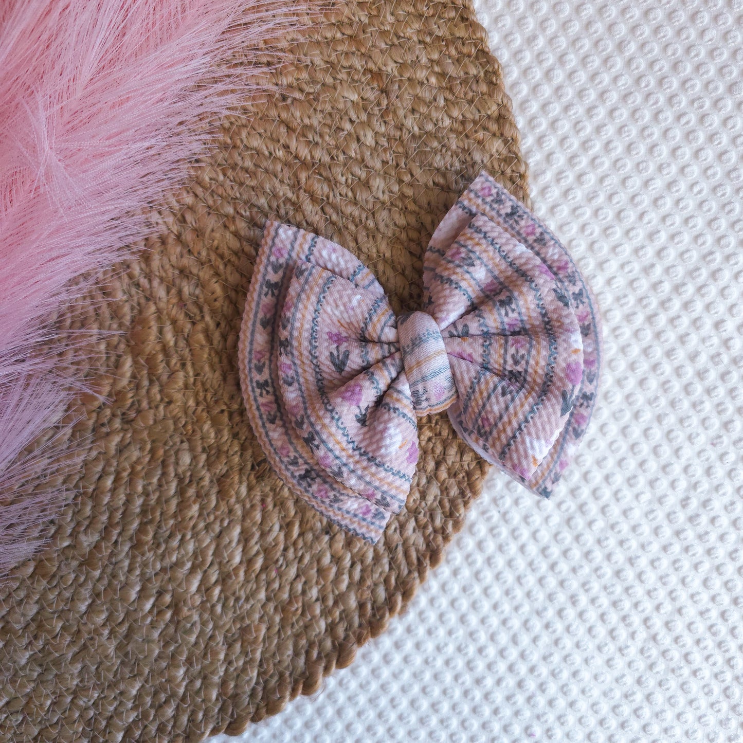 Goose & Tulip Double Bow