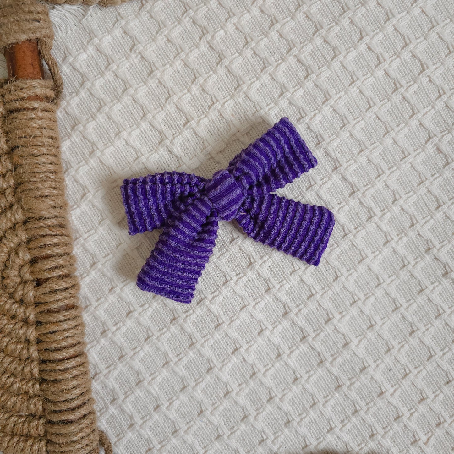 Purple Pinwheel Bow