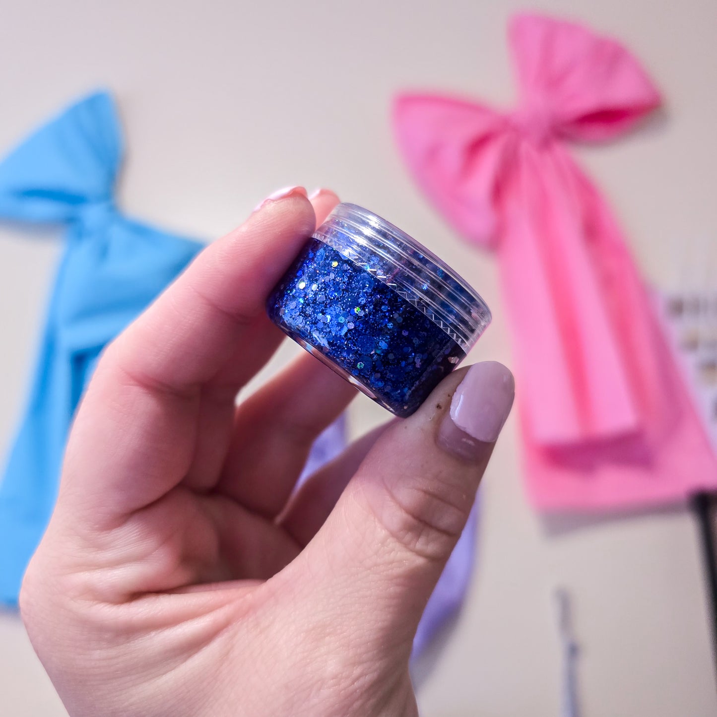 Royal Blue Hair Glitter