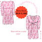 Balloon Dog Bow Back Peplum/Dress PRE-ORDER