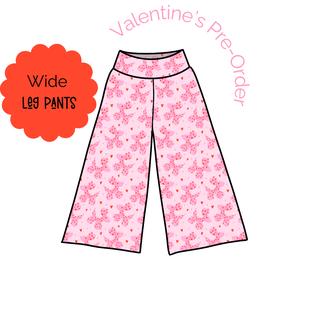 Balloon Dog Wide Leg Pants PRE-ORDER