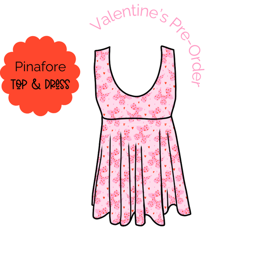 Balloon Dog Pinafore Top/Dress PRE-ORDER