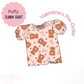 Teddy Bears Puff Sleeve Top/Dress