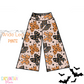 Halloween Bows Wide Leg Pants