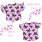 Purple Butterflies Simple Shirt