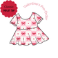 Checkered Hearts Peplum PRE-ORDER