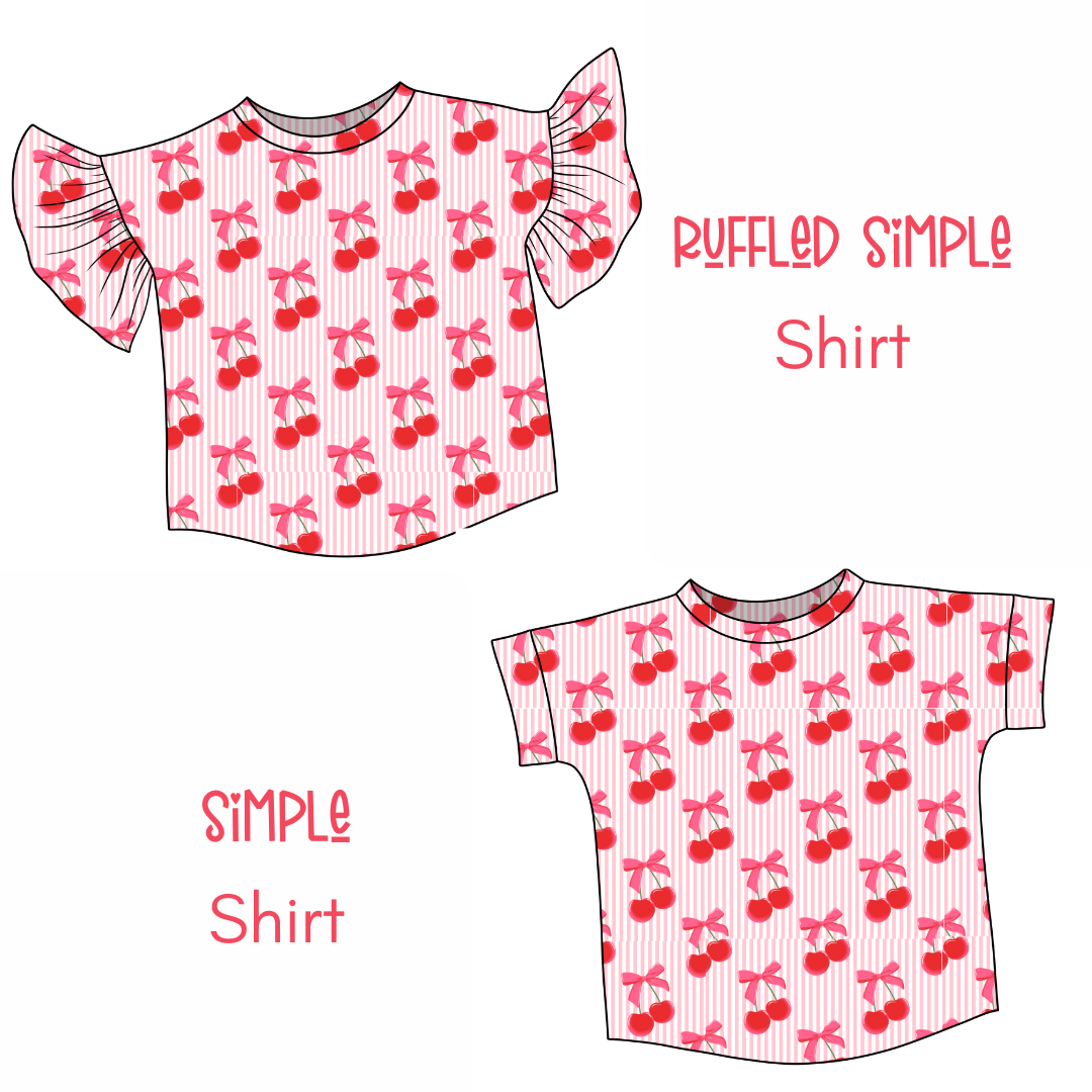 Cherry On Top Simple Shirt PRE-ORDER