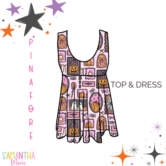 BOO-tique Frames Pinafore Top/Dress