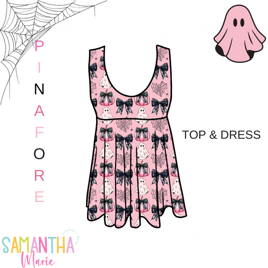 Ghosty Girl Pinafore Top/Dress