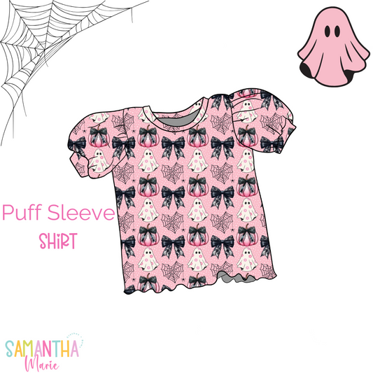 Ghosty Girl Puff Sleeve Top/Dress